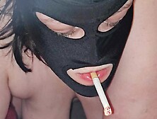 BBW Big tit fat ass smoking wife given to husbands employee for fucking