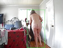 Unidentified Camera - Mom Comes Home From Shopping,  Tries On New Clothes And Masturbates!