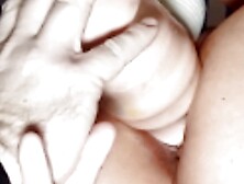 Rachel tries her ballet boots out,  wide open and a few big toys