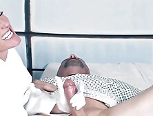 MILF Doctor Sofie Marie Stimulates Mans Cock And Prostate