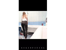 Step Daughter Takes a Bath