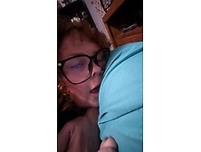 Cumdump supplicates until a load gets dumped in her