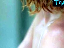 Milla Jovovich Breasts, Bush Scene in Milla Jovovich Sexy And Nude Performance In Resident Evil