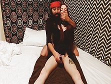 Tommy Chong Uses Toy On Thin Strawberry Blonde While She's On Her Period