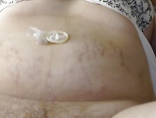 Cheating wife with a hairy creampied pussy getting fucked by cuckold hubby in sloppy seconds sex - Milky Mari