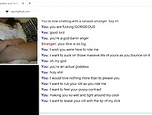 Hot black busty chick on random chat