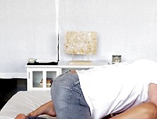 Gizelle Blancos dirty mouth full of cum from dominant fucker