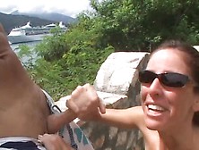 She loves to suck in public places