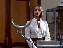 1974 clip, Italian actress examined by doctor in underclothing