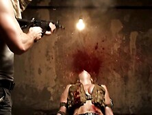 Tied Military Girls Executions - Headshot