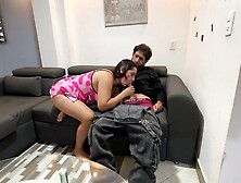 I'm lewd and my boyfriend's superlatively good ally Leyton Large is secretly screwing me with his large, hard shlong on the bed