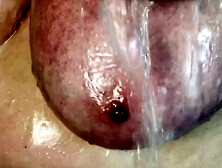 Mrs Mature Feet in the shower