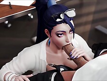 Ambitious student indulges multiple lovers in anal for success in thrilling 3d sex gang-bang - 4 dicks in ass