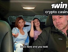 DOS AMIGAS LE PAGAN CON SEXO A UN CHOFER DE UBER Almendragala Valentinofox Miagreco