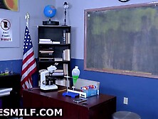 Sexy Chemistry Teacher mother I'd like to fuck Forgets Phone - Lascivious Student Finds Her Nudes & Ends Up Destroying Her Const