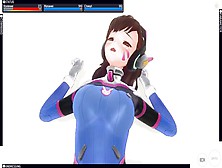 3D Cartoon Point Of View Overwatсh Dva Fucks Your Meat