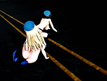 Mmd KanColle Kaohsiung and Atago will make all Man Cum