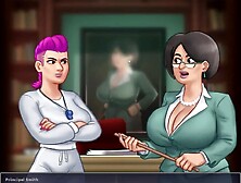 Summertime Saga - Milking auntie and sex with stepsister (Pt. 14)