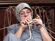 Grandma's Glasses - Mature Milf Facesitting & Facial With barely legal Stud