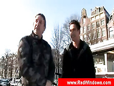 Blonde hooker in Amsterdam