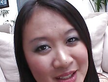 Chubby Asian Bitch Likes To Give Rimjobs While Fucked Hard