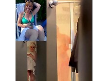 Real Son jerks off and Spies on his Milf Mom