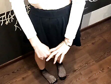 Schoolgirl Sucks Me on Her Knees