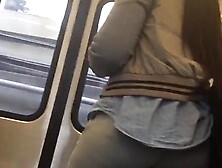 Phat Assed College Student 18+ On Septa Train