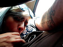 Sexy blonde Latina Teen Model Pick Up and talk to First Time MMF Threesome in Car by two friends at Holiday Trip