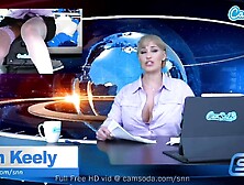 Camsoda - Ribald Blond Mother I'd Like To Fuck Rides Sybian Until Wild Climax Live On Air