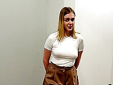 My New Upstairs Neighbor Turned Out To Be A Whore And Spread Her Legs In The Hallway - Public Sex