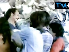 Marlene Jobert Boobs Scene in La Guerre Des Polices