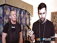 Gay Slut Gets Apprehended And Drilled