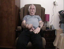 Fat Old Grandad Jerking Off