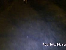 Russian amateur banged loud in public