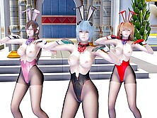 [Mmd] Somi - Birthday Naked Dance Evangelion Rei Ayanami Asuka Langley Sōryū Mari Illustrious Makina