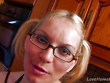 Blonde schoolgirl With Pigtails Has Some Hard Anal (18+)