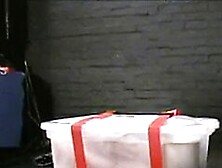 hooded slave tortured and packed