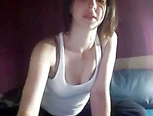 French girl finger pussy on skype