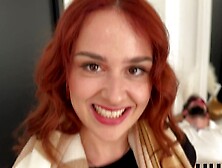 HUNT4K.  Poor redhead slut with nice curves and pussy is fucking for scientific progress