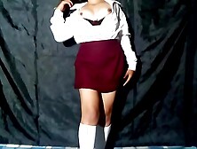 TRUE SCHOOLGIRL, ATTRACTIVE FRESH SKANK MOUNTS AT HOME BEFORE SCHOOL HER PARENTS DO NOT LET HER HAVE A BF BUT SHE IS EXHIBITED I