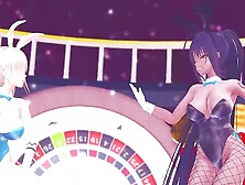 Karin & Asuna - Sexy Bunny Suit Dancing (Hentai)