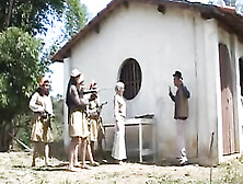 Amateur Mexican Libertines Threesome FFM Sex Outdoors