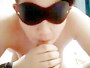 Kinky chubby blindfold college girl