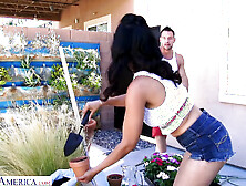 Isis Love Gets One Wet Cream Pie