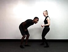 bunny n wolf - Black guy gets hit in the groin many times