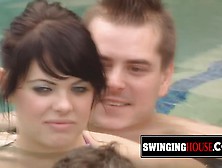 A softcore party with sex and drinks.