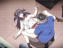 Schoolgirl is fucked on the floor by a naughty fat professor
