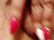 Katy play with vegetables