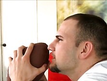 Thick Black Booty Banging By A White Guy